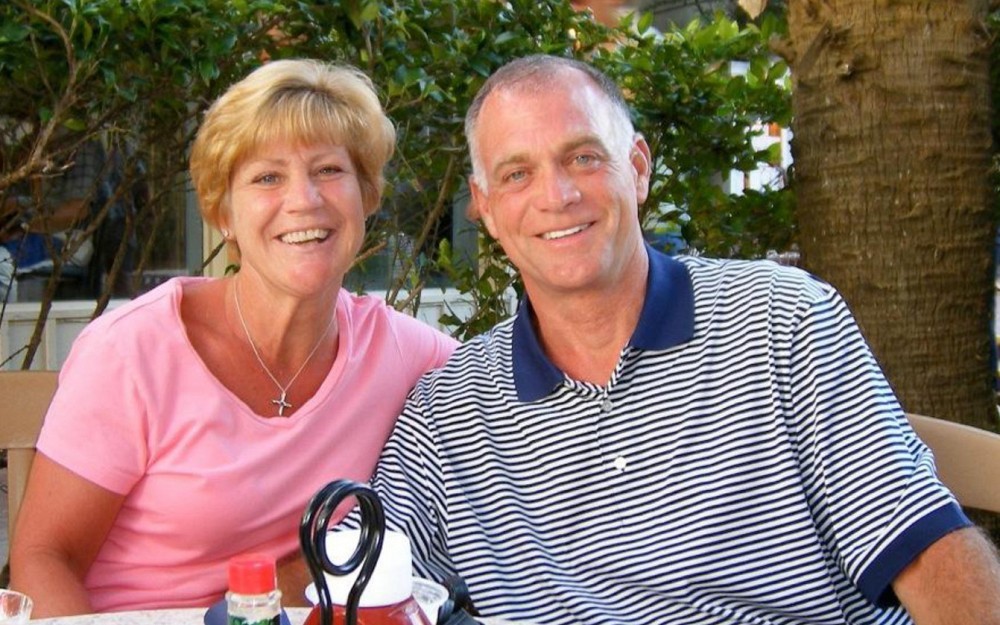 Ken Falhaber (right) and his wife