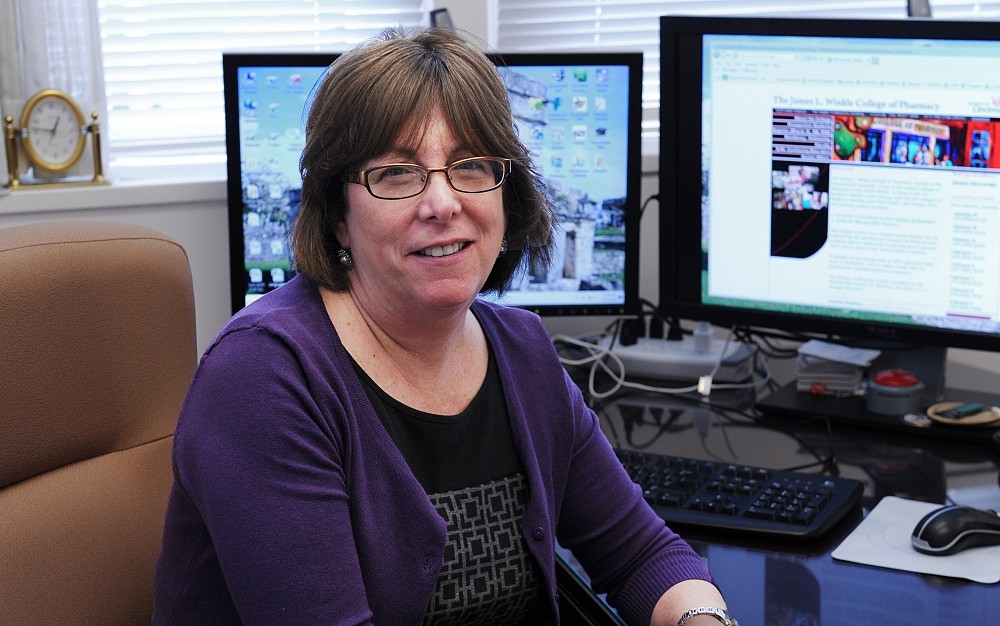 Andrea Wall, interim associate dean for student and alumni affairs at the James L. Winkle College of Pharmacy