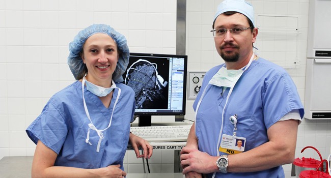 Ellen Air, MD, PhD, and George Mandybur, MD