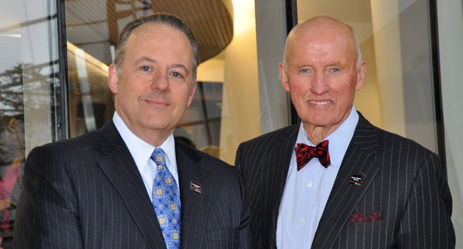 Ronald Warnick, MD (left), with John Tew Jr., MD.