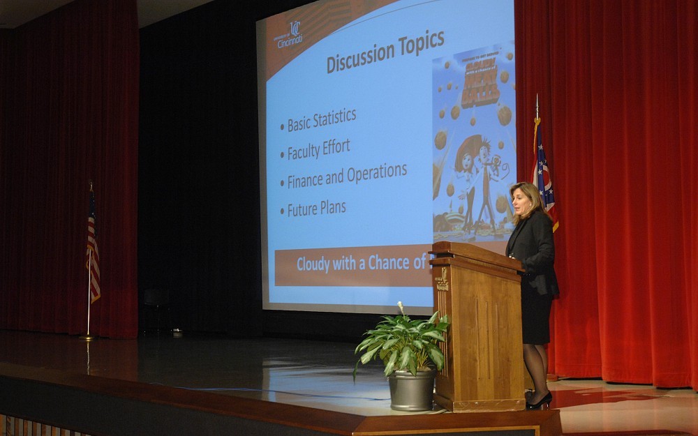 Lori Mackey, senior associate dean for operations and finance.