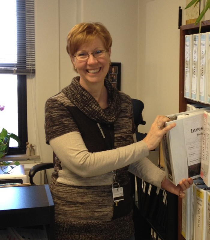 Susan Groh, research coordinator for the division of infectious diseases
