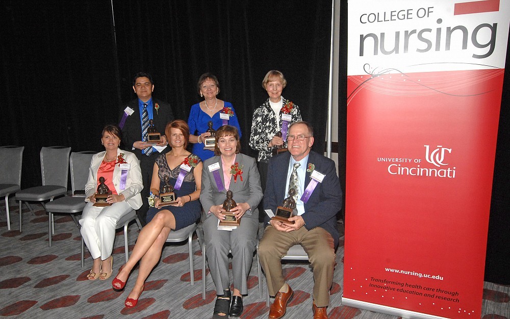 At this yearÂ s event, 7 nurses received the Florence Nightingale Awards for Excellence in Nursing, which includes a bronze bust of Florence Nightingale, the founder of modern nursing, and a $1,000 monetary award. Ten other finalists received the Dean's Award, comprising a plaque and a $400 award.