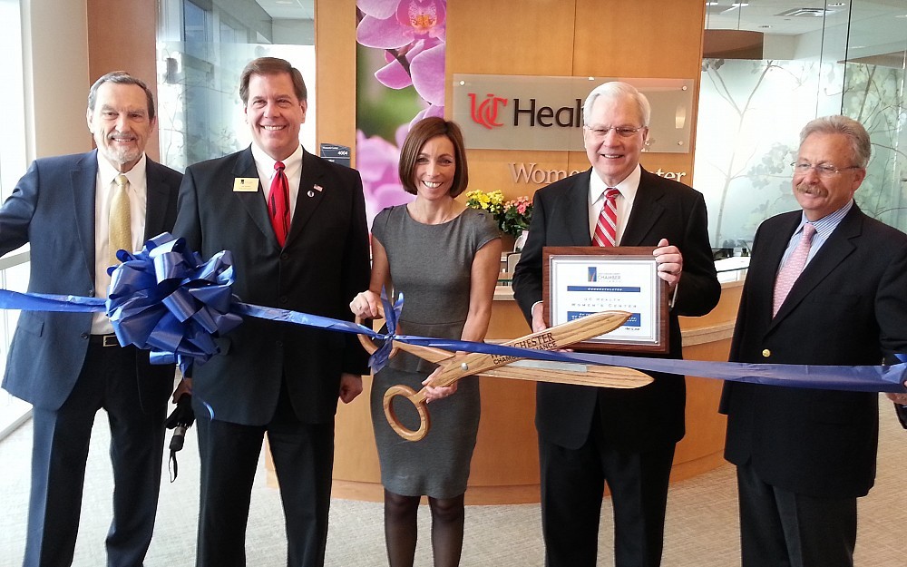 UC Health Women's Center ribbon cutting event. 