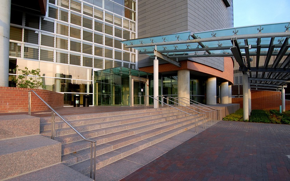 CARE/Crawley Building front steps