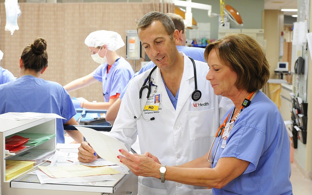 Greg Fermann, MD, professor in UCÂ s Department of Emergency Medicine.