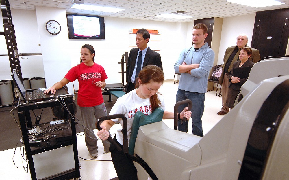 Students at the College of Allied Health Sciences
