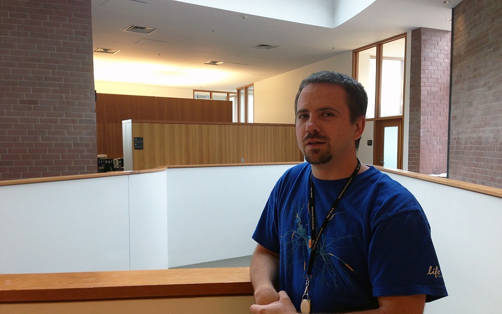 Juozas "JoeÂ  Vasiliauskas, a predoctoral student in the department of cancer biology