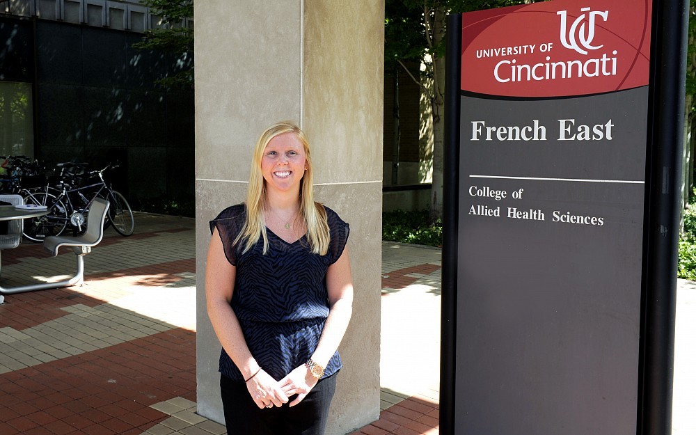 Megan Coleman, registered dietitian and part-time student in her second year of the MasterÂ s in Nutrition Program