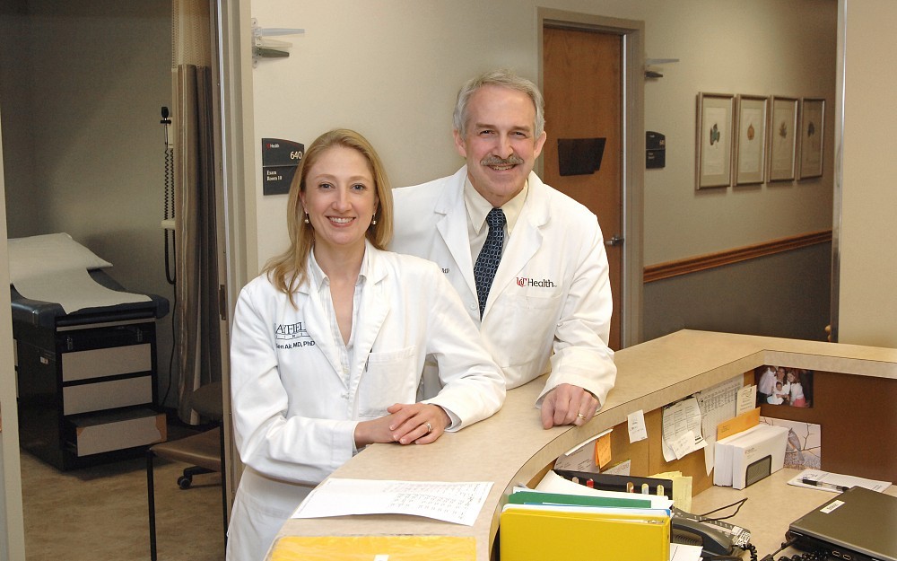 Ellen Air, MD, PhD, and Vincent Martin, MD, co-directors of the UC Neuroscience Institute's Headache and Facial Pain Program.