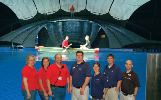 Aniruddha Deshpande with the FETCHLAB team at Georgia Aquarium