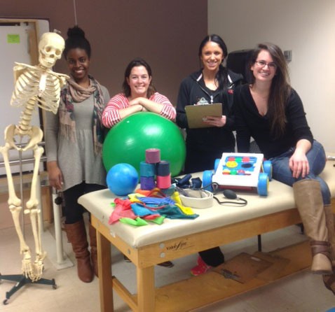 Students preparing for the physical therapy service trip to Mexico