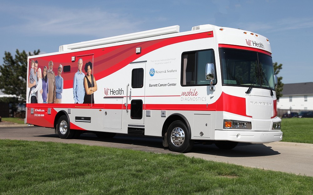In June 2013, UC Health unveiled a Mobile Diagnostics Van equipped with tomosynthesisÂ the only one of its kind in the region and one of six in the nationÂ making breast cancer screening even more convenient for those in the Tristate.