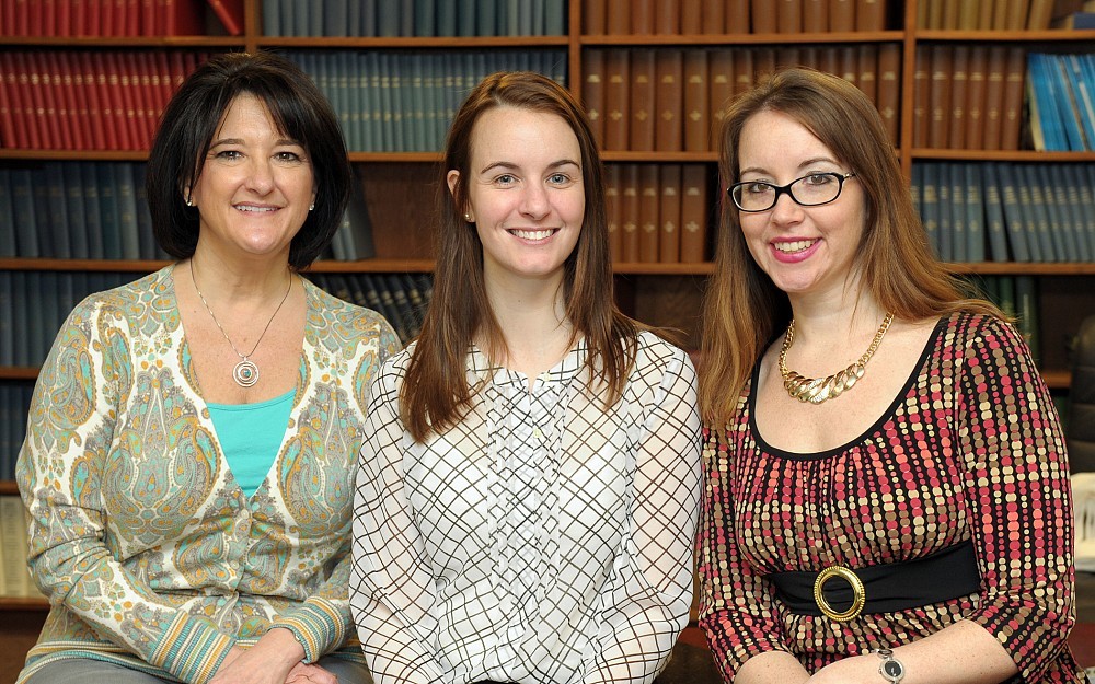 UC transplant researchers Rita Alloway, PharmD; Nicole Ejaz, PharmD, and Adele Rike Shields, PharmD