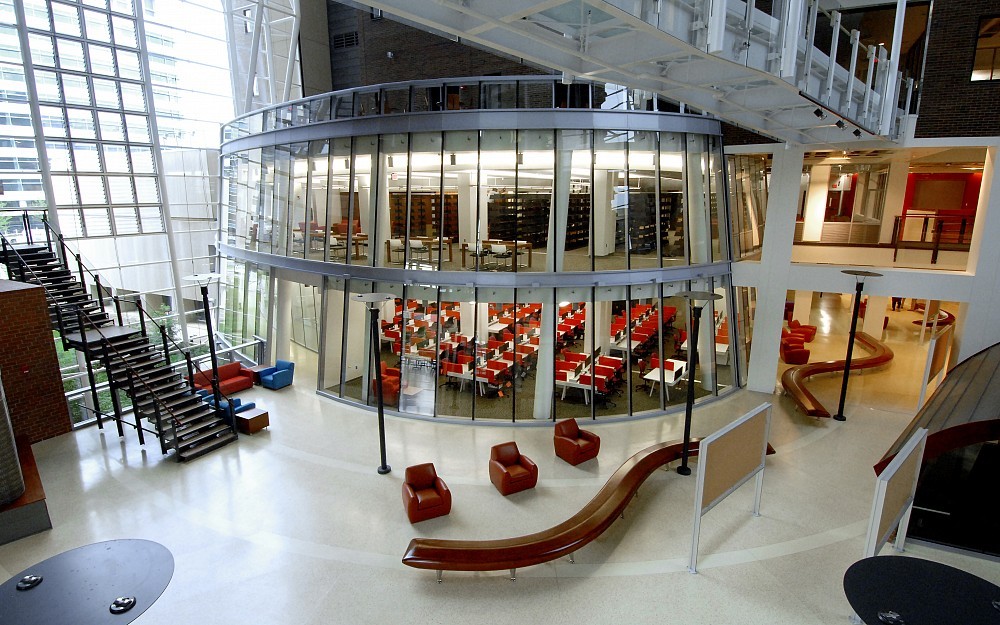 The Donald C. Harrison Health Sciences Library at the UC Academic Health Center.