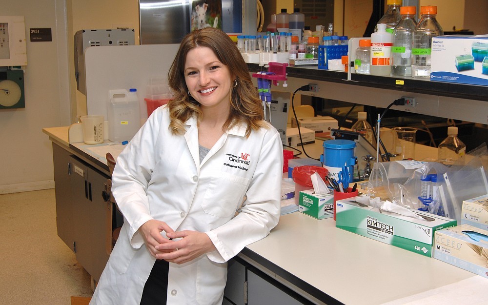Mindi Naticchioni, 30, is a non-traditional student who holds a bachelorÂ s degree in anthropology from UC and is now pursuing a post-baccalaureate in pre-medical studies.