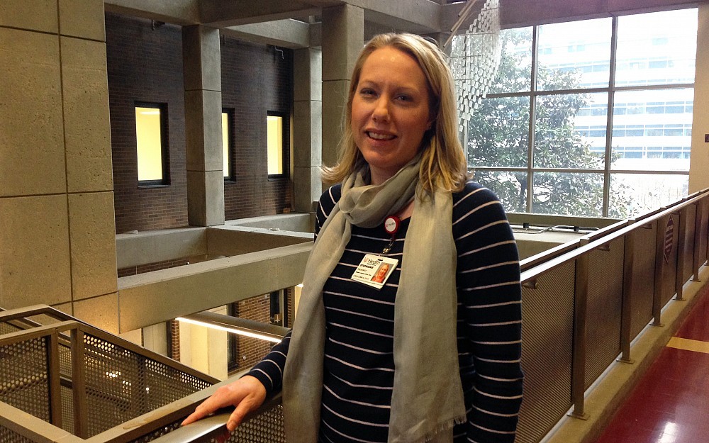 Stephanie Tolhurst, clinical services coordinator within the UC Cancer InstituteÂ s Lung Cancer Center
