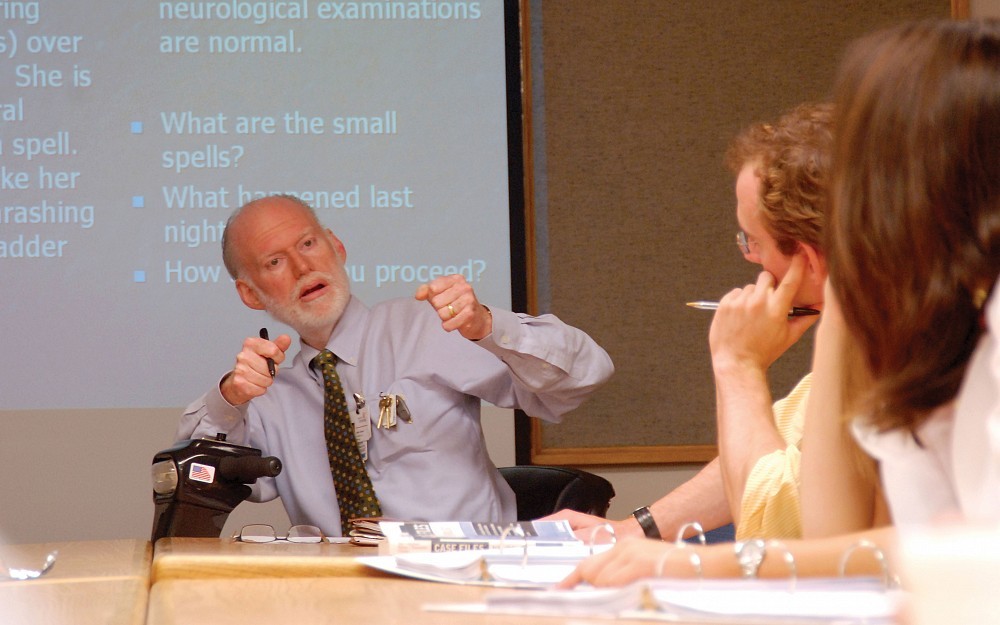 John Quinlan, MD, is a professor in the Department of Neurology and Rehabilitation Medicine.