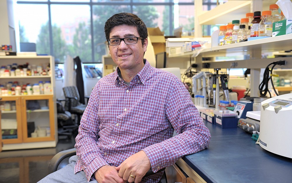 
Dusten Unruh, 27, is a third-year graduate student in pathobiology and molecular medicine.