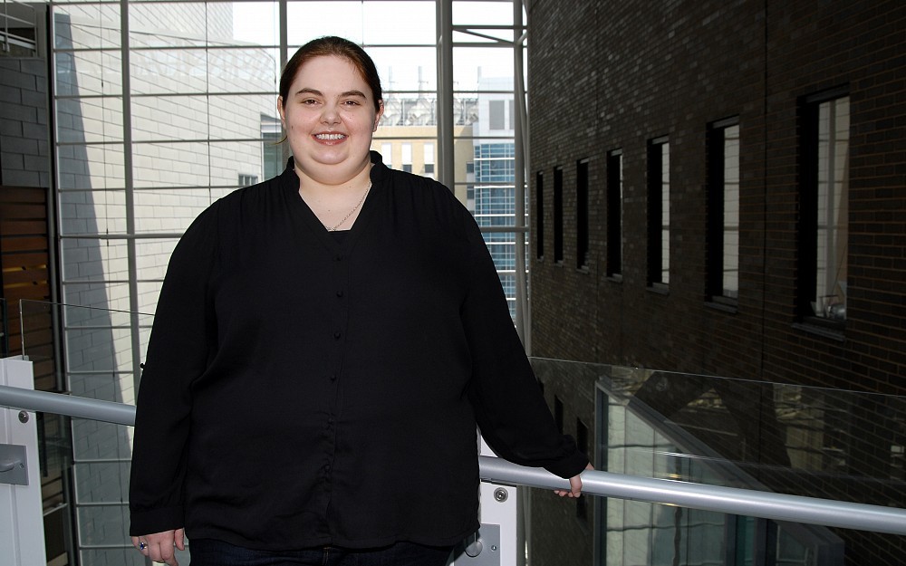 Eleanor Powell, 24, is a third-year graduate student in pathobiology and molecular medicine.