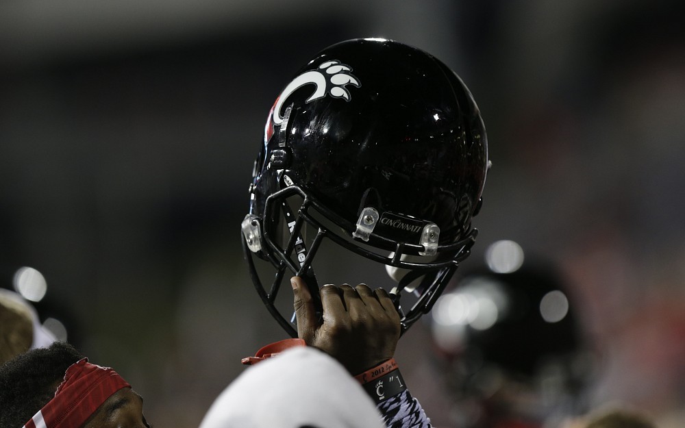 Bearcats football helmet