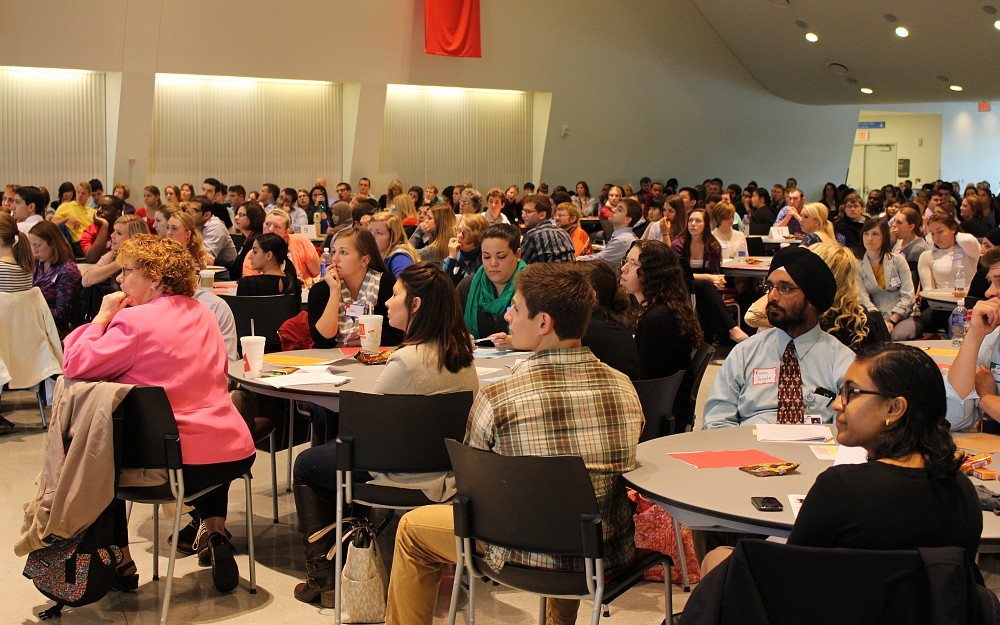 The Academic Health Center's Oct. 9, 2014, IPE event on error disclosure, held in Tangeman University Center.