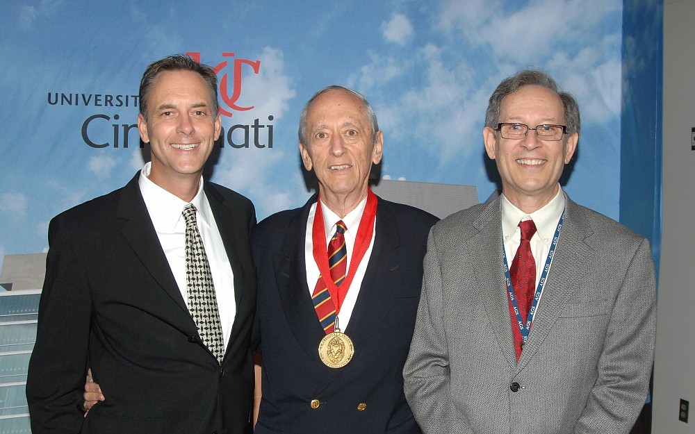 From left, Dan Kautz, Jim Kautz and Gregg Warshaw, MD.