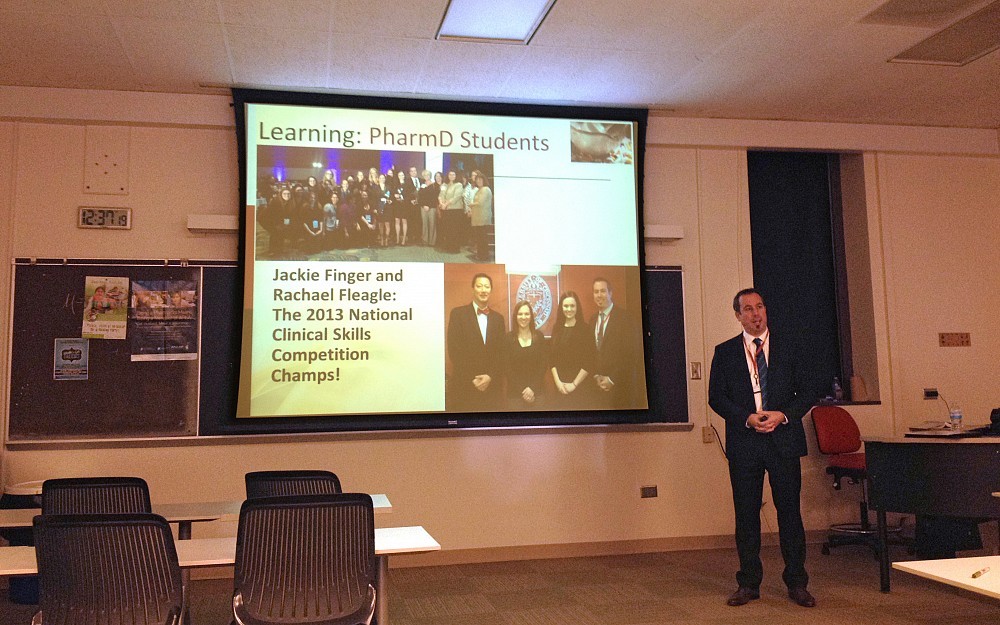 Dean MacKinnon gives his first state of the college address