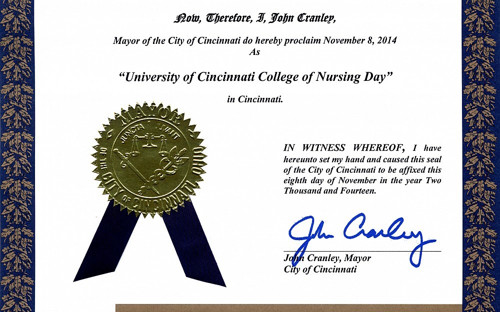 Nursing Day proclamation