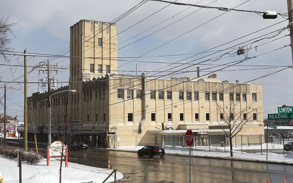 The University of Cincinnati's Campus Services Building on Reading Road.