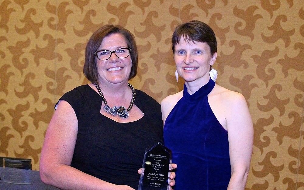 Epplen Awarded Outstanding Chapter Advisor of the Year