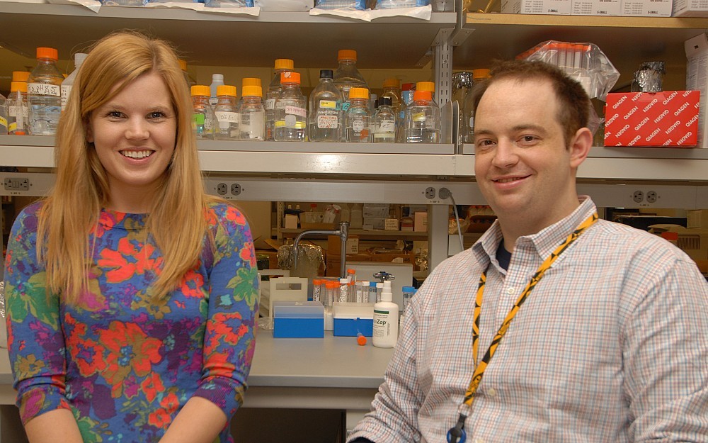 UC student researchers Amy Engevik and Kyle McCracken attended the 64th annual Nobel Laureate meeting in Lindau, Germany, in June 2014.

