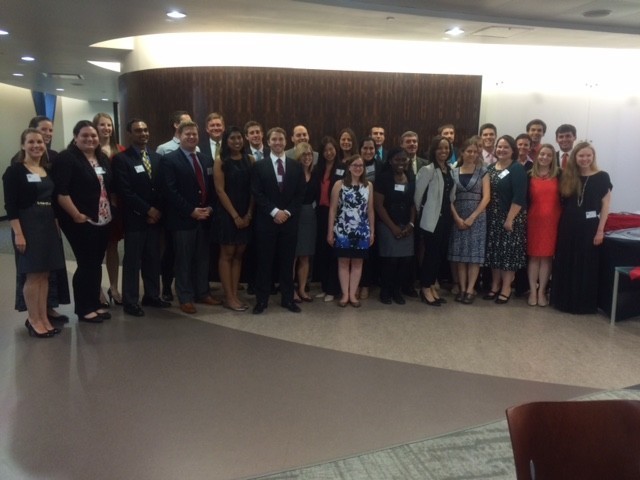 Twenty-five students were inducted into the Gold Humanism Honor Society.