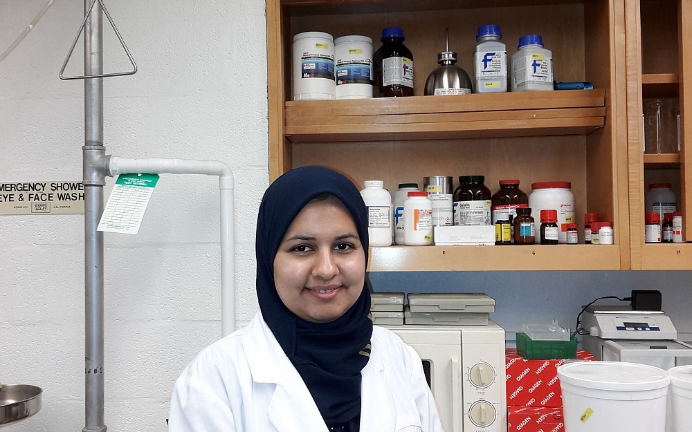 Daniah Al-Waili is a graduate student at the James L. Winkle College of Pharmacy 