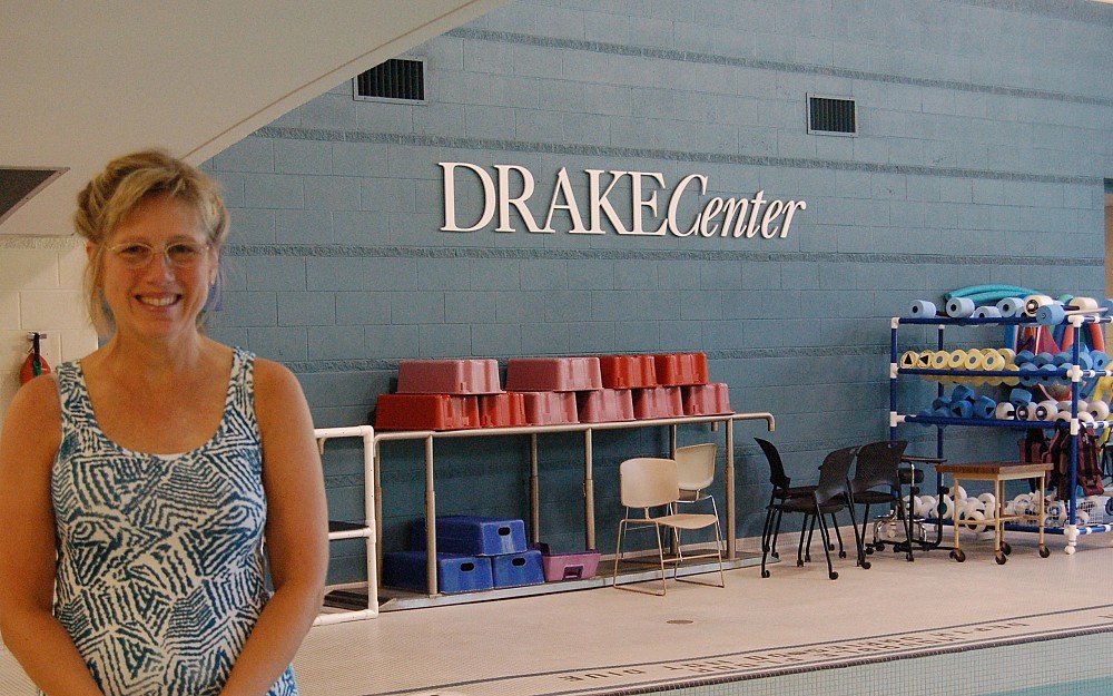 Lisa Newport is an aquatic specialist at Daniel Drake Center for Post-Acute Care.