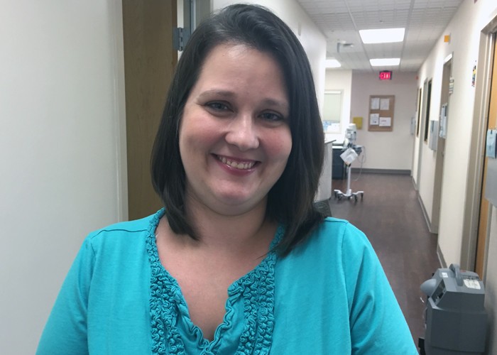 Traci Altizer, 39, received the first tracheobronchoplasty in the city, performed by Julian Guitron, MD, UC Health thoracic surgeon and assistant professor of surgery at the UC College of Medicine.