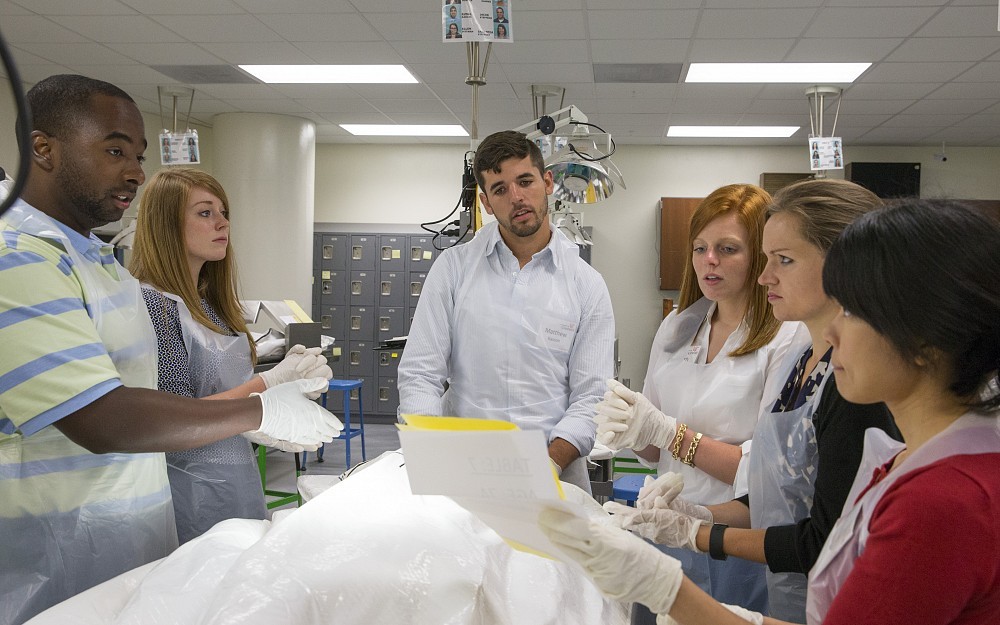 Medical students at the University of Cincinnati receive hands-on learning through the use of live dissections in the College of Medicine's gross anatomy lab. The generosity of donors throughout the Tristate make this type of learning possible.