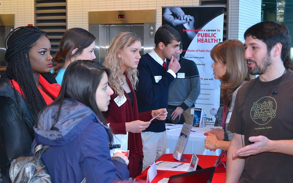 Students and researchers participate in the 2016 Biomedical Research Day held in the UC College of Medicine.