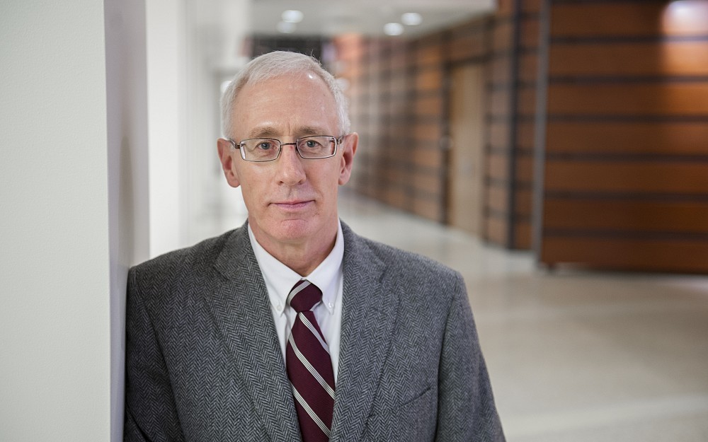 Daniel Burr, PhD, pictured in CARE/Crawley Building on the UC Medical Campus.