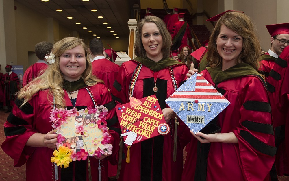 Pharmacy Class of 2016: Alesia Melton, Meghan Hackerson, Maggie Meckley