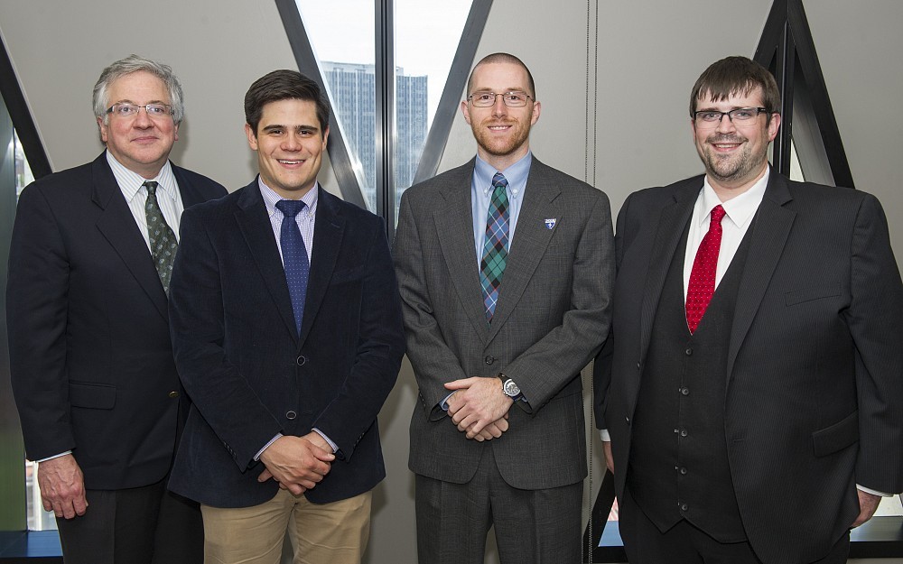 Shown above are Jeffrey Sussman, MD, Alex Cortez, MD, Charles Mitchell, DO, and Glenn Quarles, DO.