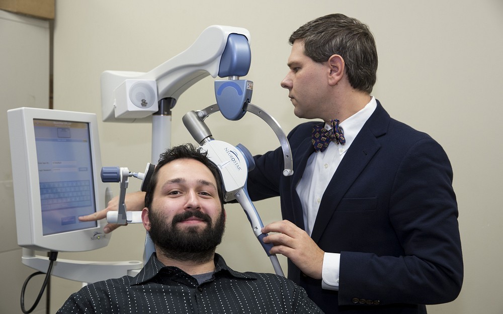 A new UC study at the College of Medicine looks at using transcranial magnetic stimulation (TMS) for treating depression.