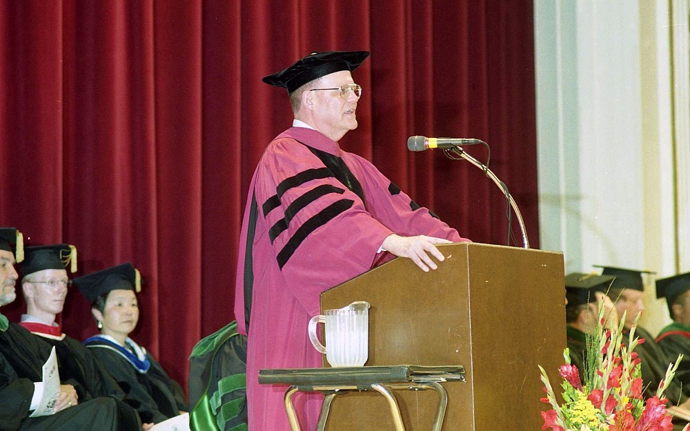 John Hutton, MD, dean of the UC College of Medicine from 1987 to 2002.