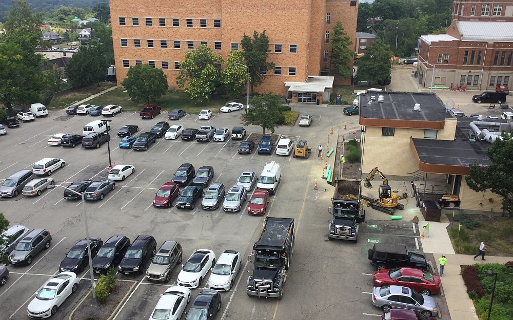 Lot 13 adjacent to the Kettering Lab Complex and Radiation Safety Offices 