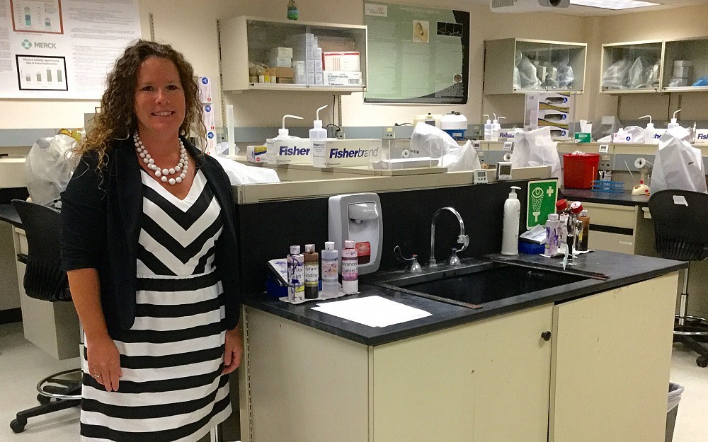 Charity Accurso, chair of the Department of Clinical and Health Information Sciences in the College of Allied Health Sciences