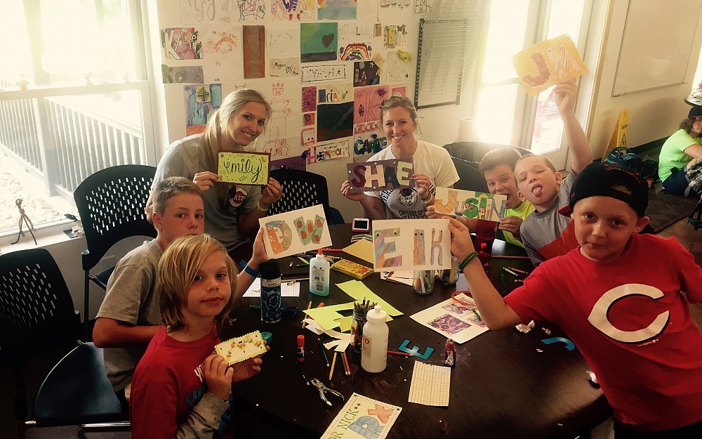 Pharmacy Team With Campers  at ADA's Camp Korelitz 