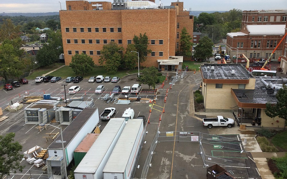 Lot 13 adjacent to the Kettering Lab Complex and the former home of the Radiation Safety Offices
