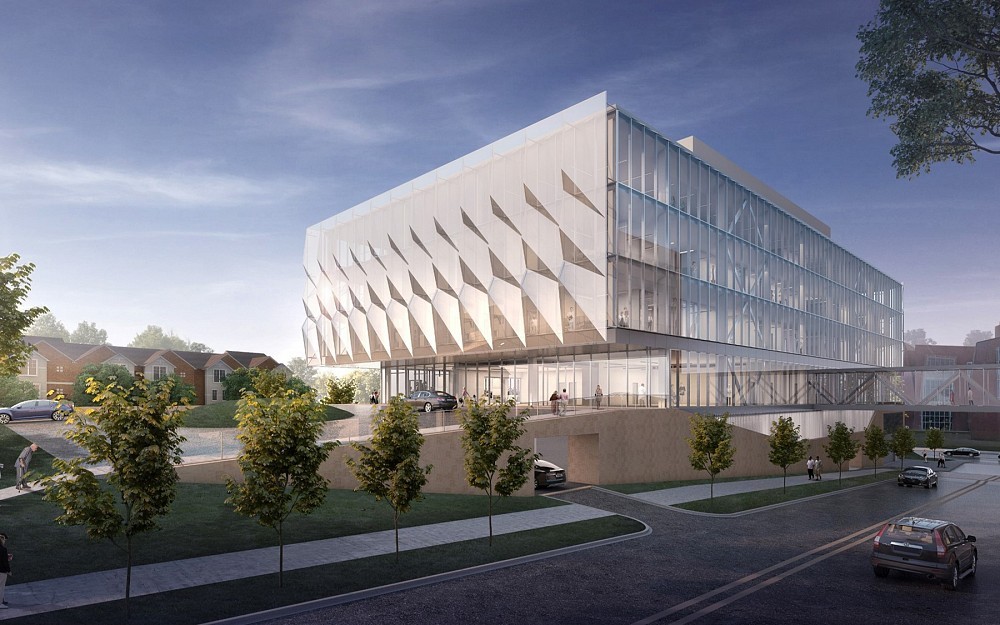 University of Cincinnati Gardner Neuroscience Institute building rendering