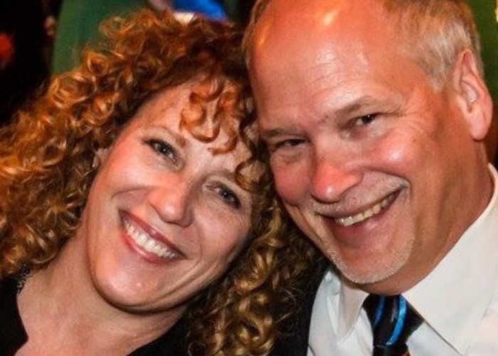 Nancy Brown with her husband Keith