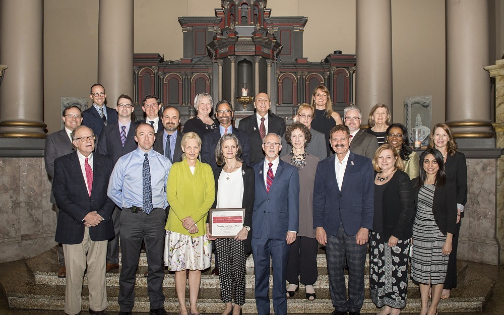 College of Medicine faculty and supporters of medical education at the University of Cincinnati were honored with a special Medical Education Recognition Dinner April 27, 2017, at the Bell Event Centre.